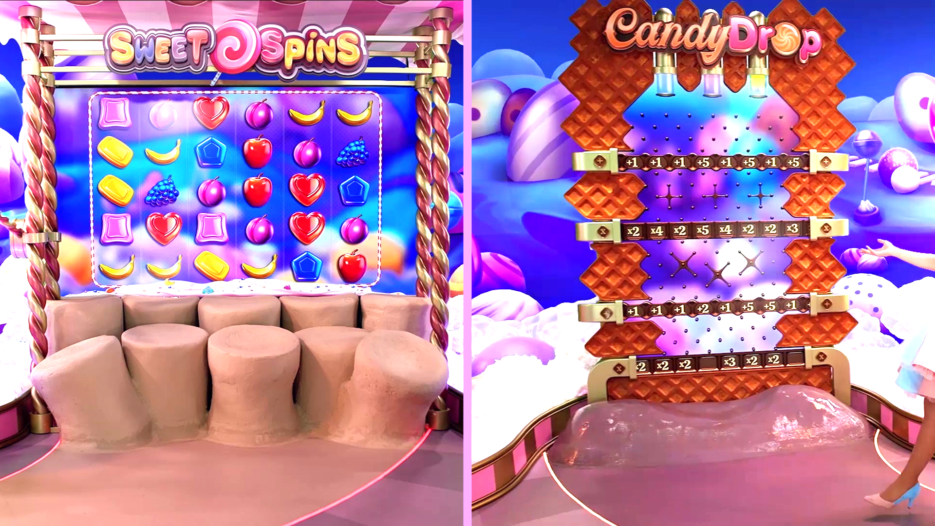 Sweet Bonanza Candyland Sweet Spins and Candy Drop